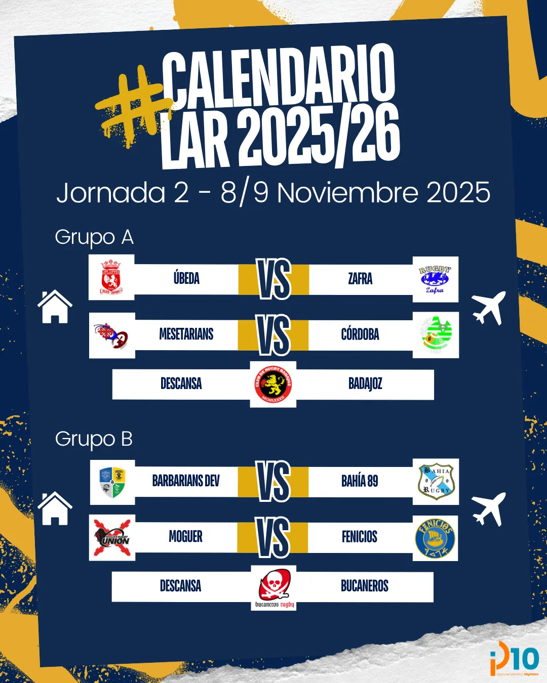 JORNADA 2 LIGA AMATEUR RUGBY