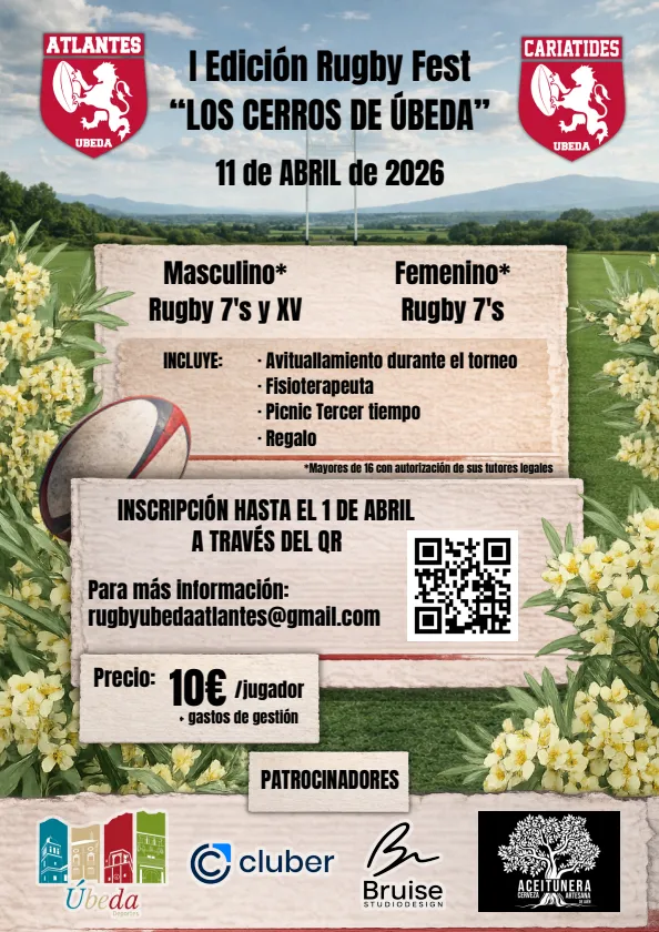 Cartel Rugby Fest Los Cerros de Úbeda