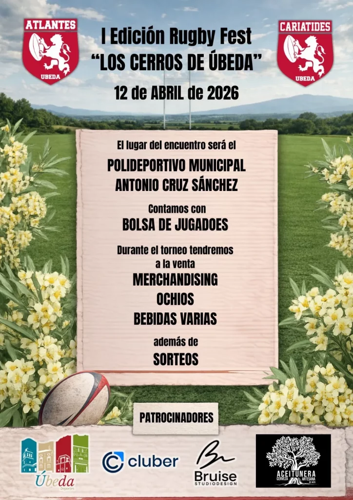 Cartel Rugby Fest Los Cerros de Úbeda
