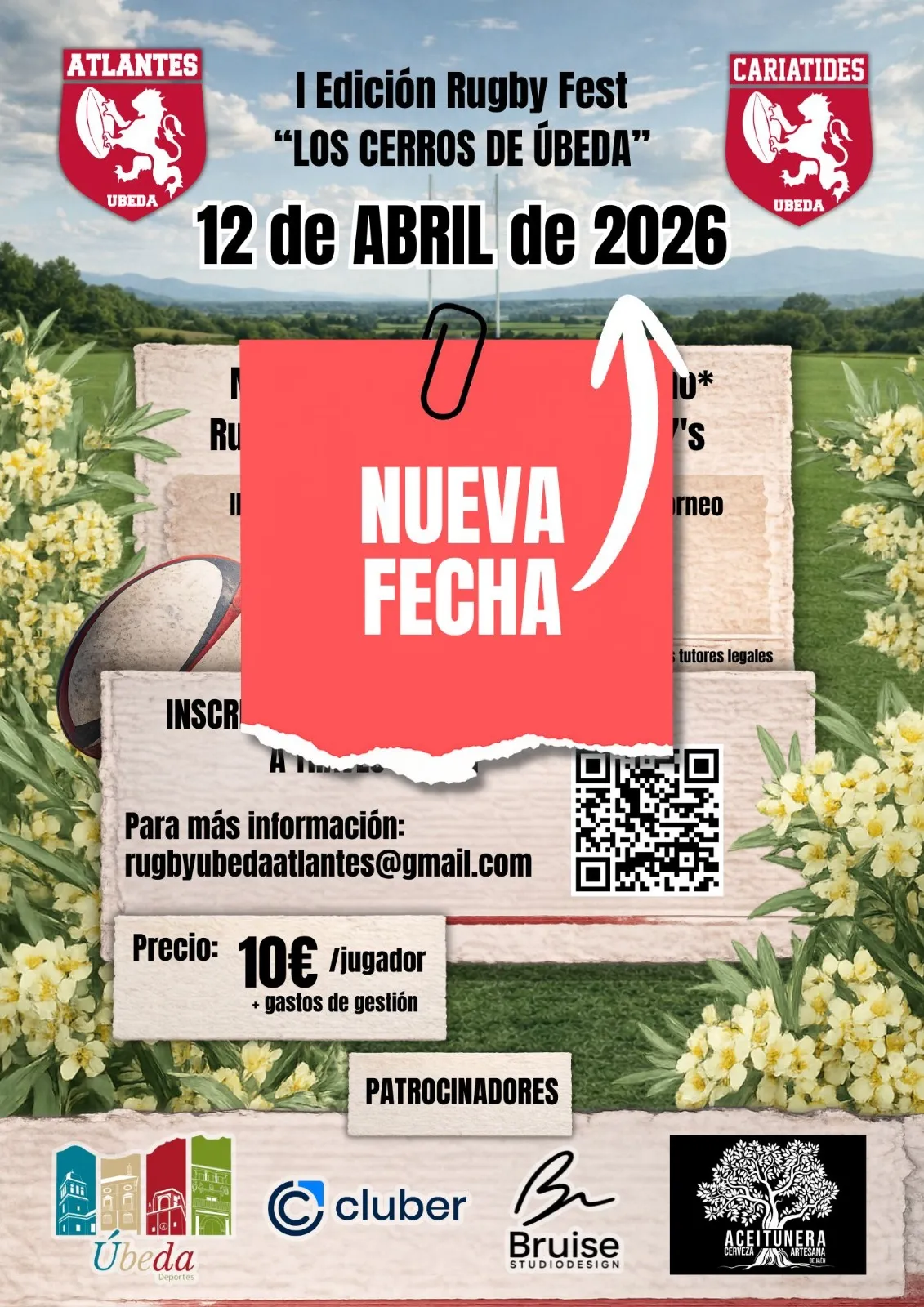 Cartel Rugby Fest Los Cerros de Úbeda